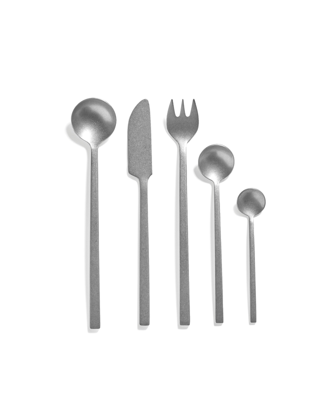세락스 세락스 빈티지 디저트스푼 마리에 스톤워시 요거트 스푼 카페 커트러리 착용컷