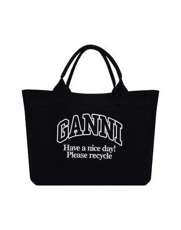 GANNI A6680 252 이지 XXL 쇼퍼백 토트백