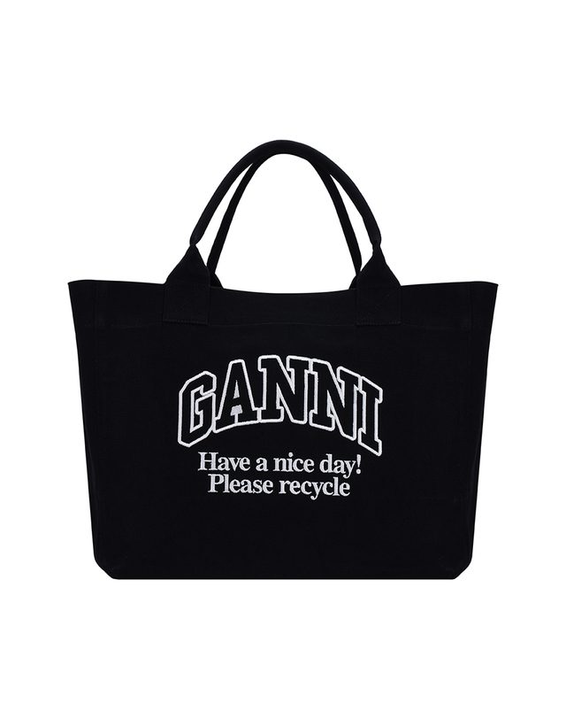 가니 GANNI A6680 252 이지 XXL 쇼퍼백 토트백 착용컷