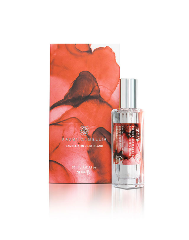 제주닮 차량용 방향제 프로스트 동백 30ml 프리미엄 차방향제 차량용디퓨저 명품 착용컷