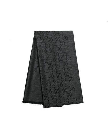 [구찌] 남녀공용 Jacquard 투톤 양면 스카프(165904 3G646 1100)