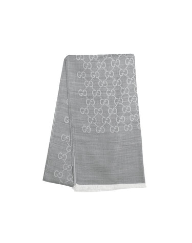[구찌][케이스포함] 남녀공용 Jacquard 투톤 양면 스카프(165904 3G646 1400)