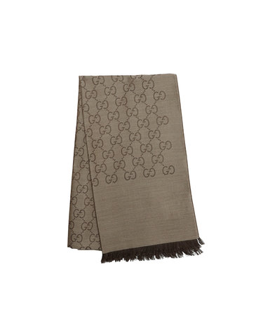 [구찌][케이스포함] 남녀공용 Jacquard 투톤 양면 스카프(165904 3G646 9664)