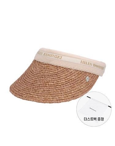 [헬렌카민스키] 여성 비앙카 8 누가 내추럴 로고 썬캡 모자(HAT52204 NUNTL)