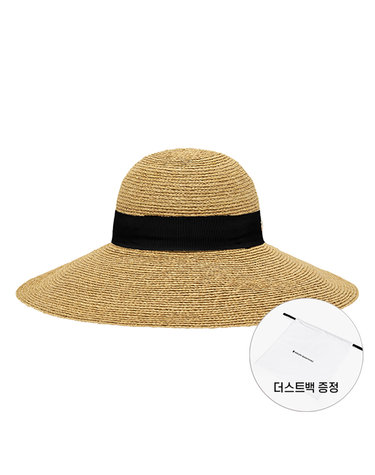 [헬렌카민스키] 여성 코리 라피아 모자(51546 NATURAL BLACK)
