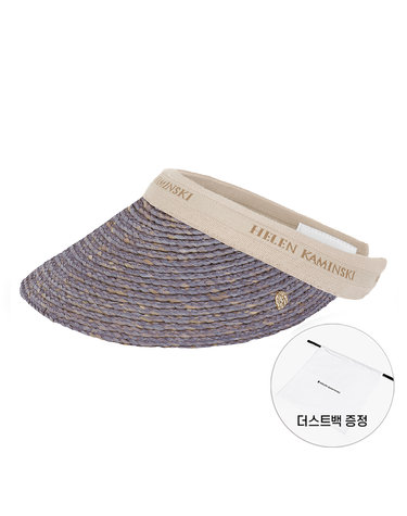 [헬렌카민스키] 여성 비앙카 라일락 내추럴 로고 바이저 썬캡 모자(HAT50265 LINTL)