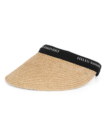 [헬렌카민스키] 여성 비앙카 라피아 모자(R1)(50265 NATURAL BLACK LOGO)