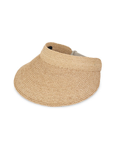 [헬렌카민스키] 여성 커스틴 바이저 썬캡 라피아 모자(R1)(50305 NATURAL)
