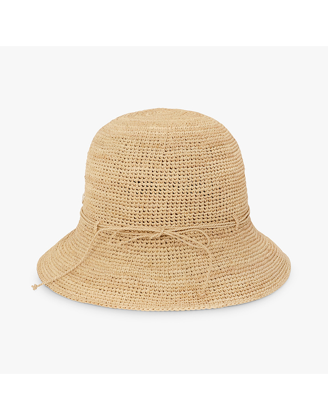 헬렌카민스키 [헬렌카민스키] 여성 프로방스8 클로슈 버킷햇 라피아 모자(R1)(50332 NATURAL) 착용컷