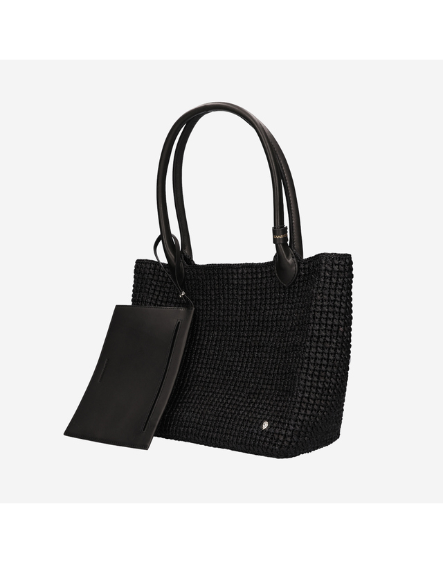 헬렌카민스키 [헬렌카민스키] 여성 AMPARA?암파라 토트백 가방(51966 CHARCOAL BLACK) 착용컷