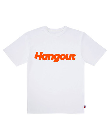 Joo-Hwang Reflective Vertical Logo T-Shirt (White)