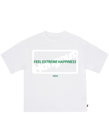 Reflective Logo Feat.Chorok Wide T-Shirt (White)