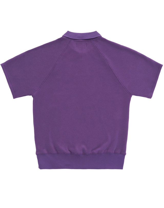 행아웃 Bora Wide Pique Set Up Shirt (Purple) 착용컷