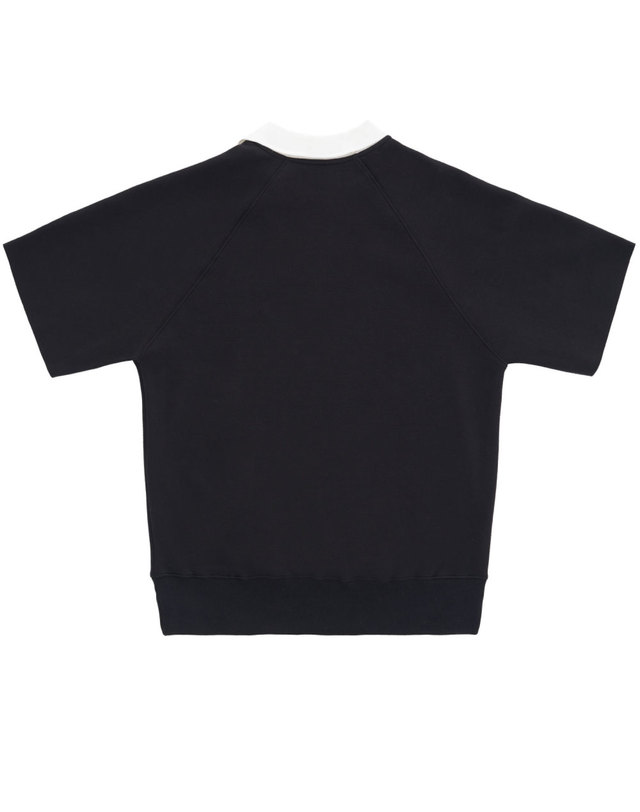 행아웃 Gumjeong Wide Pique Set Up Shirt (Black) 착용컷