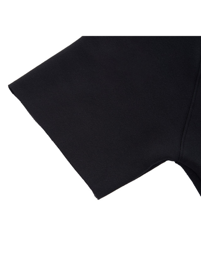 행아웃 Gumjeong Wide Pique Set Up Shirt (Black) 착용컷