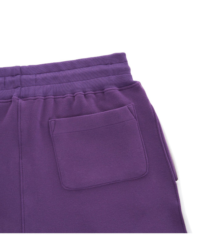 행아웃 Bora Wide Pique Set Up Shorts (Purple) 착용컷