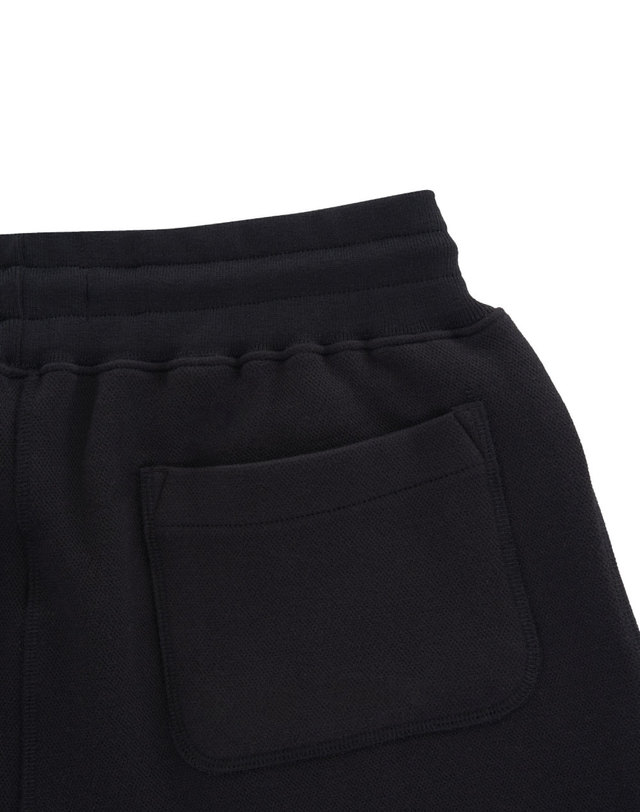 행아웃 Gumjeong Wide Pique Set Up Shorts (Black) 착용컷