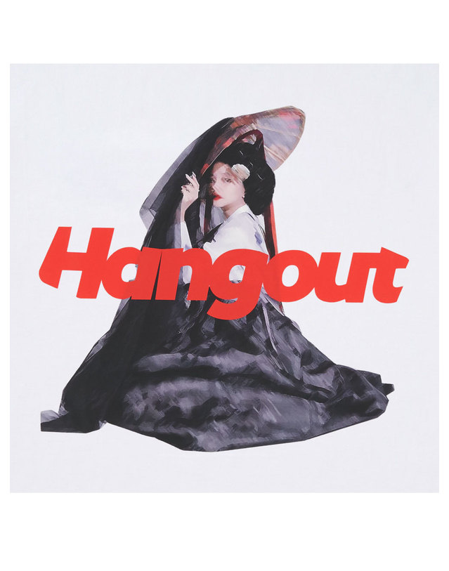 행아웃 Hangout Uhwudong T-Shirt (White) 착용컷