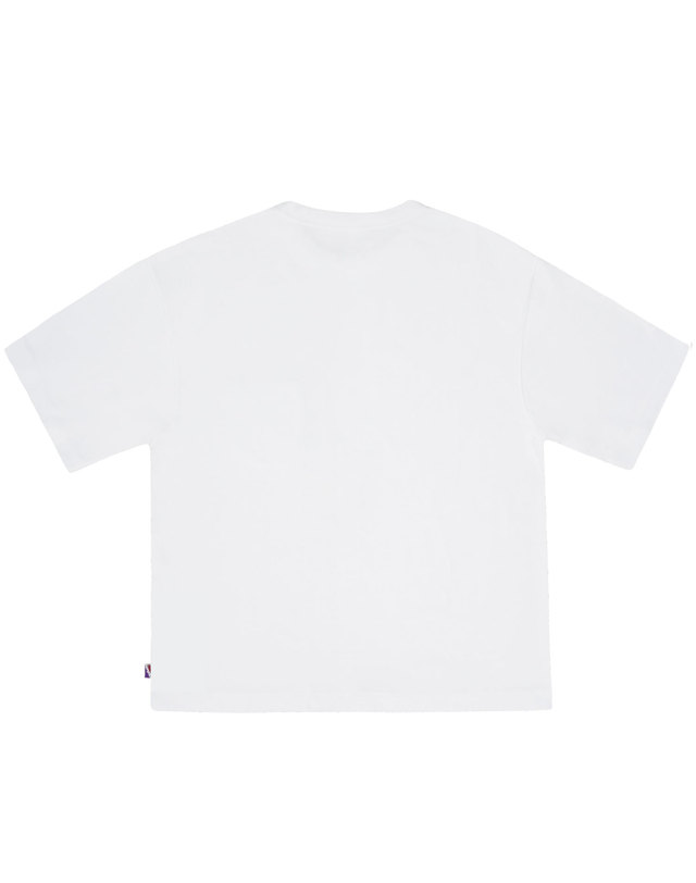 행아웃 Reflective Logo Feat.Chorok Wide T-Shirt (White) 착용컷
