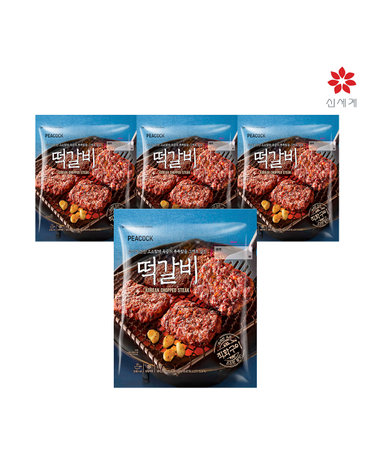 [피코크] 떡갈비 450g x 4팩