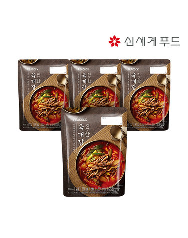 [피코크] 진한육개장 500g x 4팩
