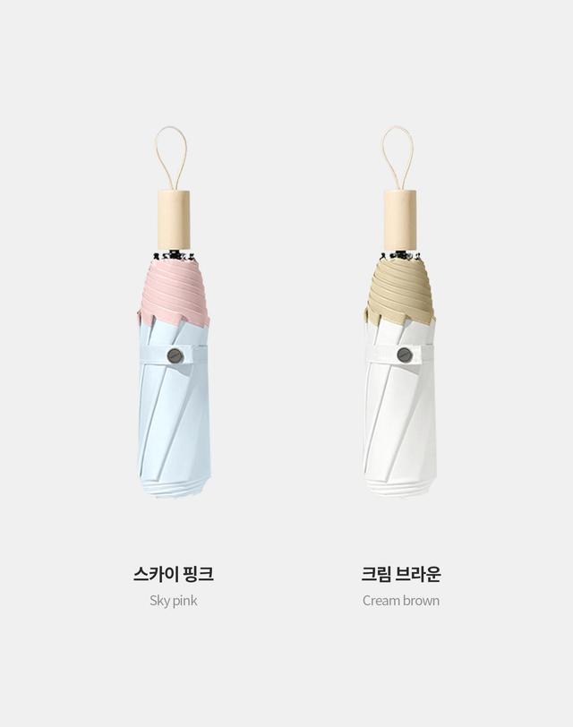 파스텔라 파스텔라 PS6 8K 3단 수동 투톤 양우산(UPF50+) 착용컷