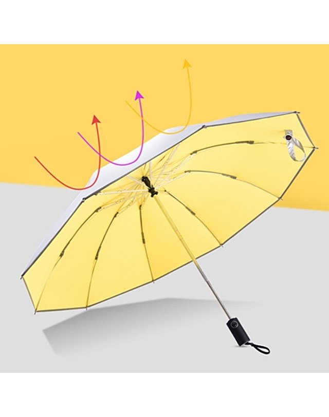 마이브렐라 마이브렐라 UV 아머 10K 3단 자동 거꾸로 양우산(UPF50+) 착용컷