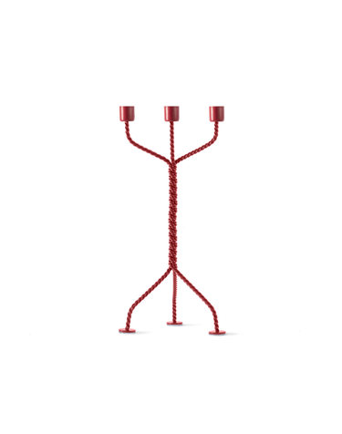 트위스티드 캔들홀더 레드 17x37x17