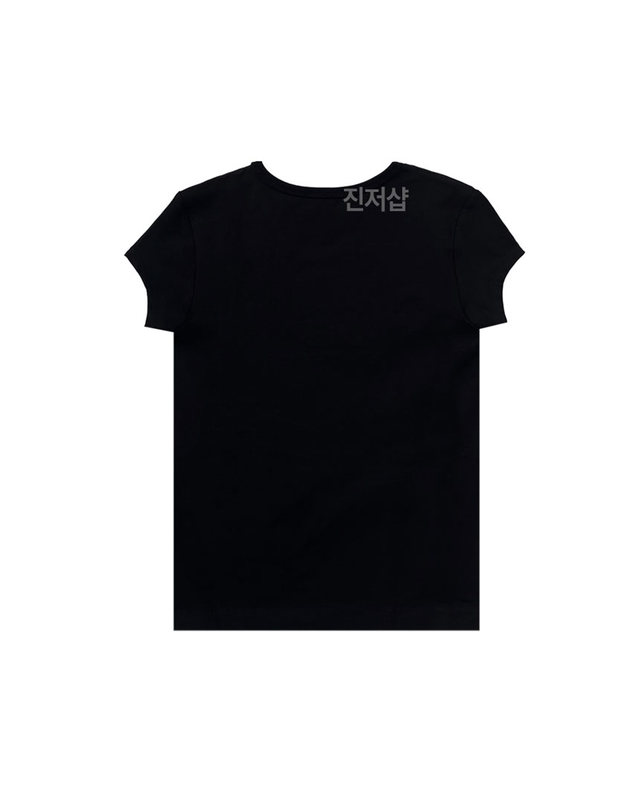 디젤 디젤 티앤지 피카부 로고 반팔 블랙 A06268 0AFAA 9XX 착용컷