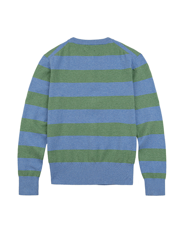 폴로 랄프로렌 [POLO RALPH LAUREN] 폴로 랄프로렌 여성 코튼 블렌드 가디건 스트라이프 착용컷