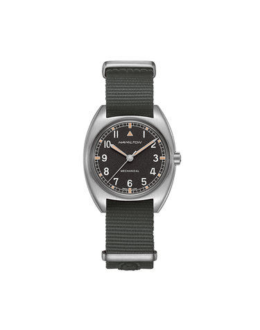 해밀턴 H76419931 카키 파일럿 파이오니어 남성 나토밴드 메커니컬 36mm