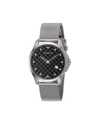 구찌 YA126311 G타임리스 남성 메탈 쿼츠 40mm