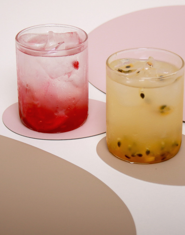 페니체 투톤 논슬립 컵받침홀더 4스타일 4컬러 착용컷