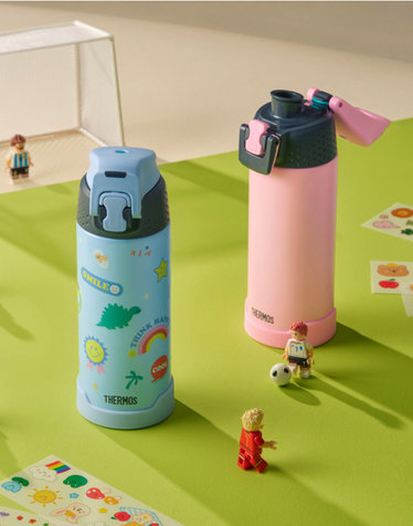 [써모스] 원터치 마이디자인 액티비티보틀 FJH-500K (500ml) 기본스티커 포함