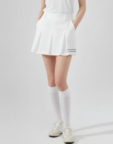 클라우스 여성 플리츠 스판 골프 스커트 KL1409