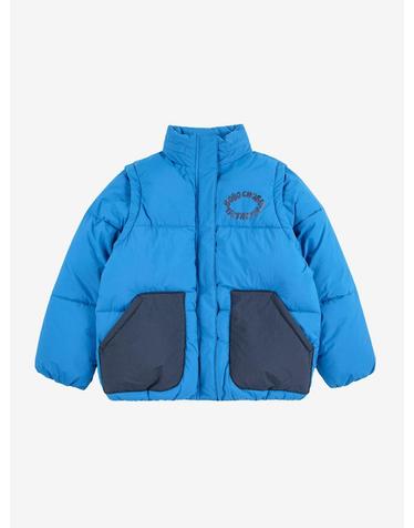 보보쇼즈 25FW 아동 패딩 자켓 Tic Tac Toe padded anorak B225AC124