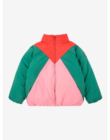 보보쇼즈 25FW 아동 패딩 자켓 Tic Tac Toe color block anorak B225AC126