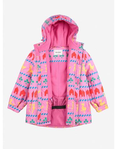 보보쇼즈 25FW 아동 스키자켓 Farm all over ski anorak B225AC131