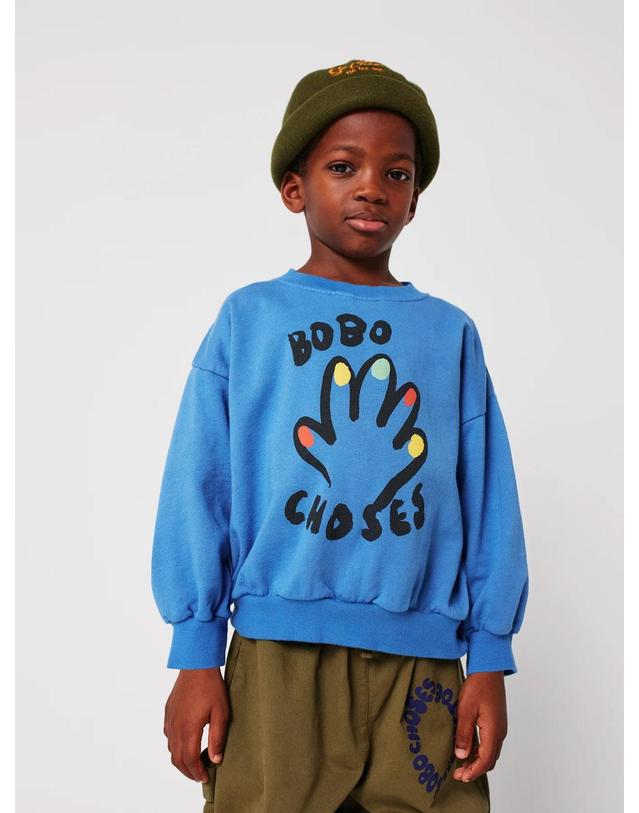 보보쇼즈 보보쇼즈 25FW 아동 맨투맨 High Five sweatshirt B225AC035 (기모) 착용컷