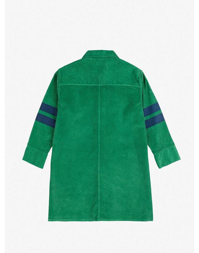 보보쇼즈 보보쇼즈 25FW 아동 코듀로이 원피스 Tic Tac Toe corduroy shirt dress B225AC090 착용컷