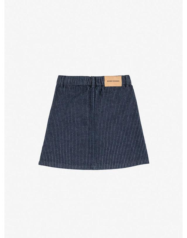 보보쇼즈 보보쇼즈 25FW 아동 데님 스커트 Bobo denim skirt B225AC097 레드 착용컷