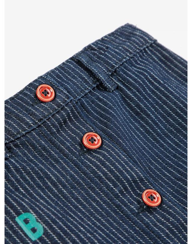 보보쇼즈 보보쇼즈 25FW 아동 데님 스커트 Bobo denim skirt B225AC097 레드 착용컷