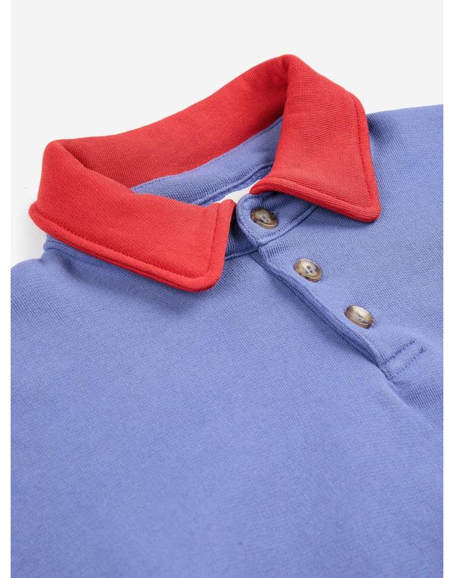 보보쇼즈 보보쇼즈 25FW 아동 맨투맨 Bobo Choses polo sweatshirt B225AC045 (기모) 착용컷