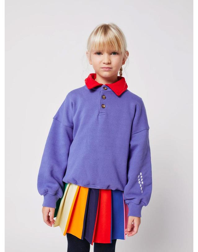 보보쇼즈 보보쇼즈 25FW 아동 맨투맨 Bobo Choses polo sweatshirt B225AC045 (기모) 착용컷