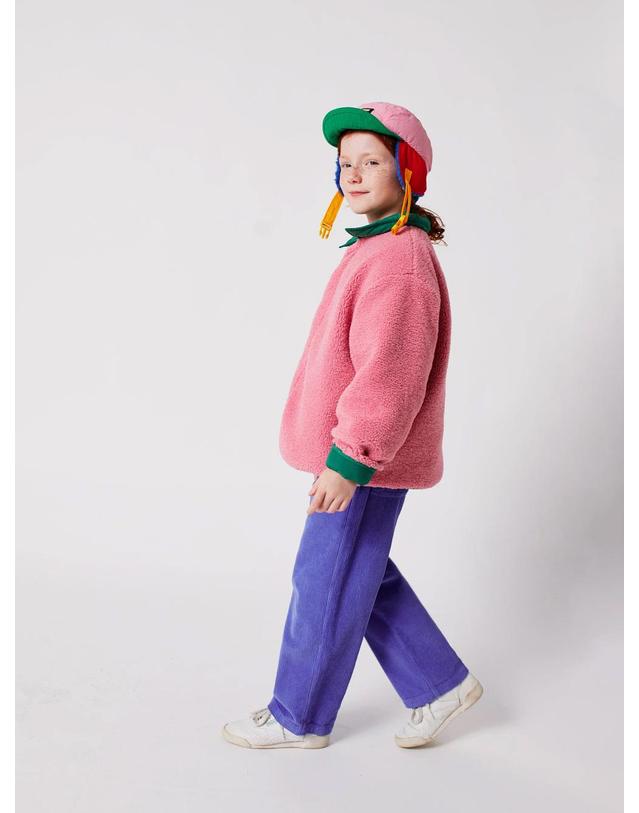 보보쇼즈 보보쇼즈 25FW 아동 자켓 Clover reversible sheepskin jacket B225AC121 착용컷
