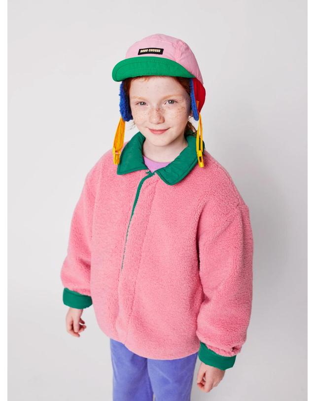 보보쇼즈 보보쇼즈 25FW 아동 자켓 Clover reversible sheepskin jacket B225AC121 착용컷