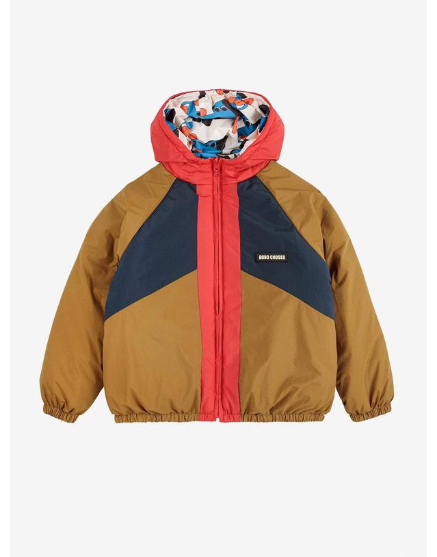 보보쇼즈 보보쇼즈 25FW 아동 자켓 Doggy Mate all over reversible anorak B225AC118 착용컷