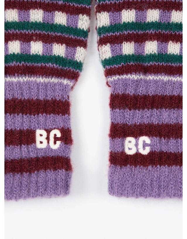 보보쇼즈 보보쇼즈 25FW 아동 장갑 Bobo Choses jacquard long gloves B225AI040 착용컷
