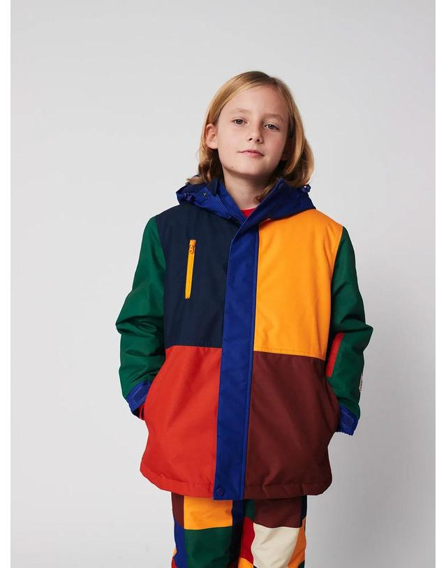 보보쇼즈 보보쇼즈 25FW 아동 스키자켓 Bobo Choses color block ski anorak B225AC129 착용컷