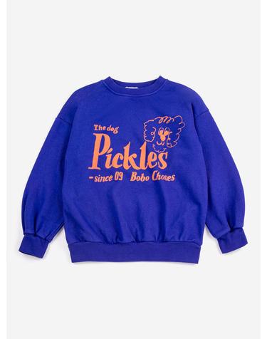 보보쇼즈 26SS 아동 맨투맨 Pickles The Dog sweatshirt B126AC046